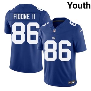 Youth #86 NIL Thomas Fidone II Giants Royal Jerseys 737322-594
