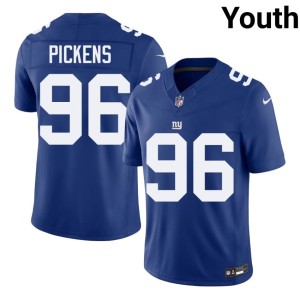 Youth 2026 #96 New York Football Giants Zacch Pickens Royal Jerseys 789593-929