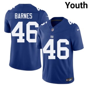 Youth Zaire Barnes Royal Player Giants #46 Jerseys 239931-569