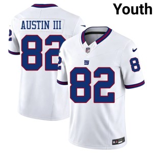 Youth Calvin Austin III #82 Limited White Throwback New York Jerseys 998487-787