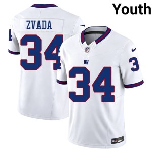 Youth Player Jints Throwback White #34 Dominic Zvada Jersey 395583-486